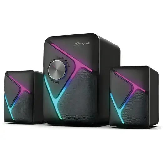 XTRIKE ME 2.1 Stereo Gaming Computer Speaker Set SK-610 Black Foto 4