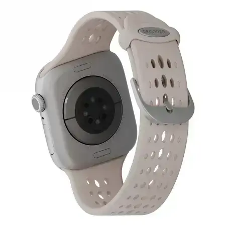 Decoded Silicone Ares O Band for Apple Watch 40/41/42 mm - Beige Фото num