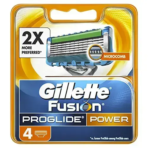 Gillette Gillette Fusion ProGlide Power (4 pcs) - Replacement head