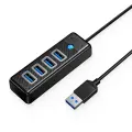 Hub Orico PW4U-U3 USB-A | 4x USB-A 3.0 - black Фото num