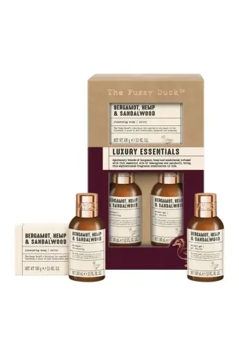 Debenhams Men the Fuzzy Duck Bergamot, Hemp & Sandalwood Men's Luxury Essentials Gift Set Foto 3