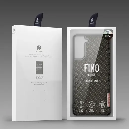 Dux Ducis Fino case is made of nylon material for Samsung Galaxy S22 + (S22 Plus) green Foto 16