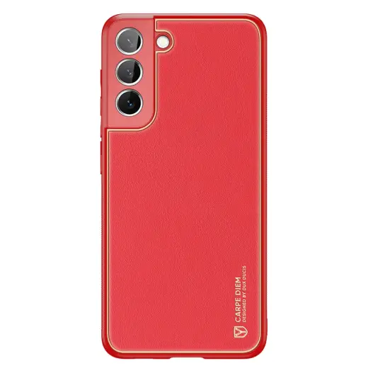 Dux Ducis Yolo elegant cover made of ecological leather for Samsung Galaxy S22 + (S22 Plus) red Foto 11