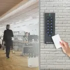 Qoltec Code lock CALISTO with RFID reader | Code | Card | key fob | Doorbell button | IP68 | EM Foto 5