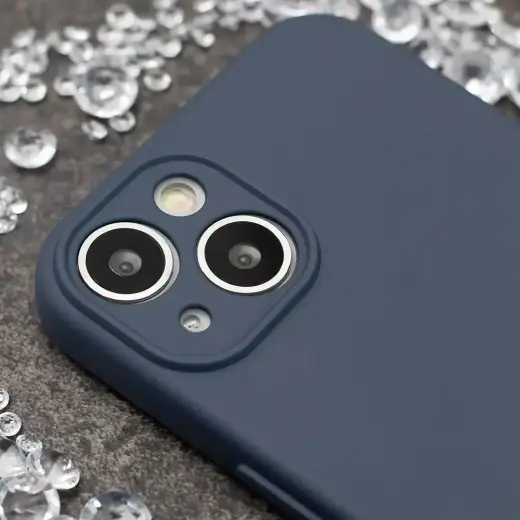 Silicon Box case for iPhone 17 Air 6,6" dark blue Фото num