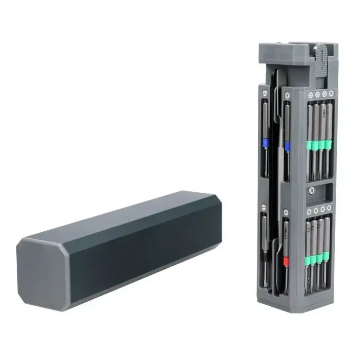 Set of service screwdrivers, 30-in-1 aluminum bits Foto 4