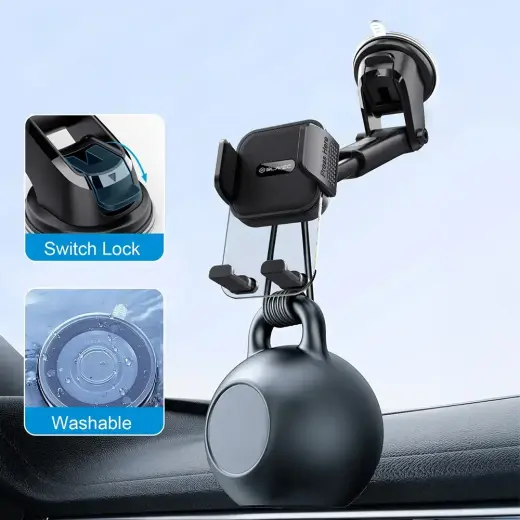 Blavec Car holder BH-07 to windshield / dashboard (BH07-WSB) black Foto 5