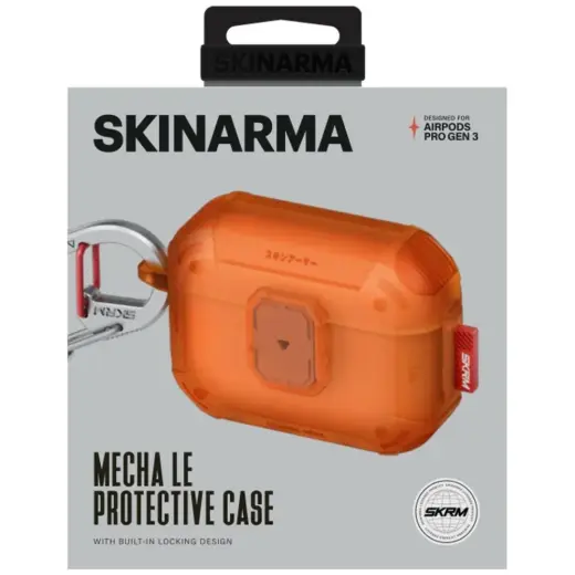 Case Skinarma Mecha LE for AirPods Pro 3 orange Foto 4