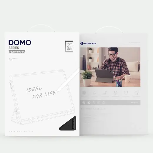 Dux Ducis domo magnet case чехол для планшета Apple iPad Pro 11 (2024)  A2837 | A3006 | A2836 черный Фото num
