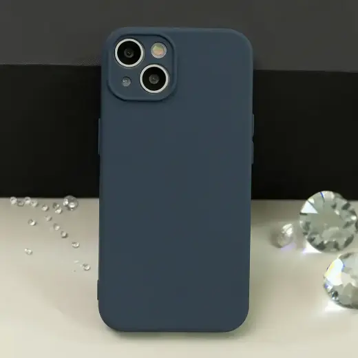 Silicon Box case for iPhone 17 Air 6,6" dark blue Фото num