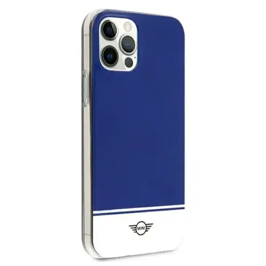 Mini MIHCP12LPCUBINA iPhone 12 Pro Max 6,7" granatowy|navy hard case Stripe Collection Photo
