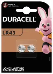 BaterijaS Duracell LR43 2 pack 1.5V 186|V12GA