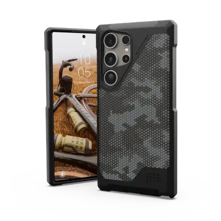 UAG Metropolis LT Magnet case for Samsung Galaxy S24 Ultra with magnetic module - black camouflage Foto 1