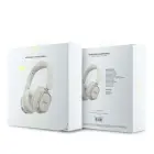 Guess Rectangle Metal Script Logo ENC Wireless Headphone White — Foto 5