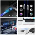 Wozinsky WPS-UY415S USB-C Thunderbolt 4 Cable 240W 1.5m 4K - Black Foto 10