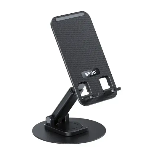 BWOO rotating desktop phone holder ZJ132 black Foto 2