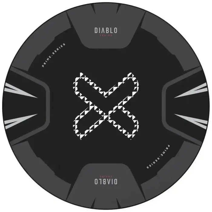 Anti-slip mat for Diablo Chairs black and white