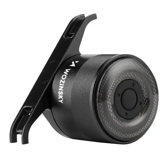 Wozinsky LED rear bicycle light with micro USB red light 5 modes black (WRBLB2) Photo