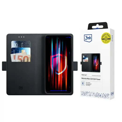 3mk Wallet Case for Motorola Moto G24 | G24 Power