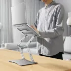 Wozinsky WRS-CPY75DSS Aluminum Laptop and Tablet Stand + Free Smartphone Stand - Silver Foto 31
