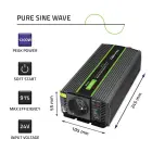 Qoltec Pure Sine Wave Inverter Monolith| 600W | 1200W | 24V to 230V Foto 7