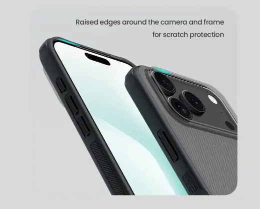 Nillkin Super Frosted PRO Back Cover for Apple iPhone 17 Pro Transparent Black Foto 4