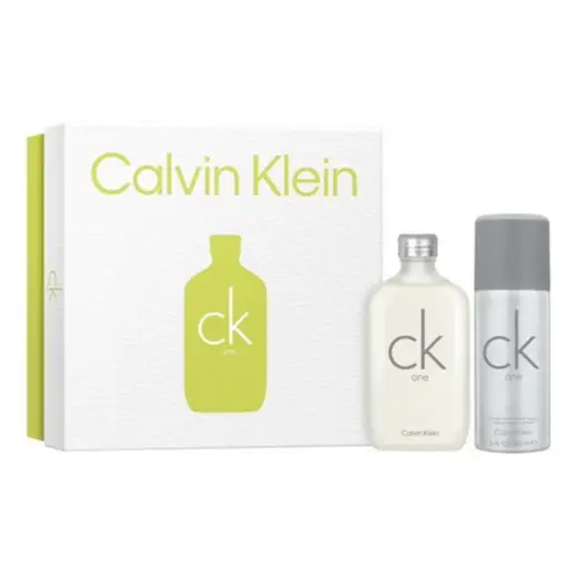 Set Calvin Klein: CK One, Eau De Toilette, Unisex, 100 ml + CK One, 24h Protection, Deodorant Spray, For Men, 150 ml Фото num