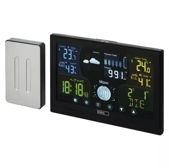 Wireless Weather Station with Outdoor Temperature, Humidity Sensor
