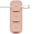 UNIQ Pod Mag magnetyczny organizer do kabli + baza różowy|blush pink Photo
