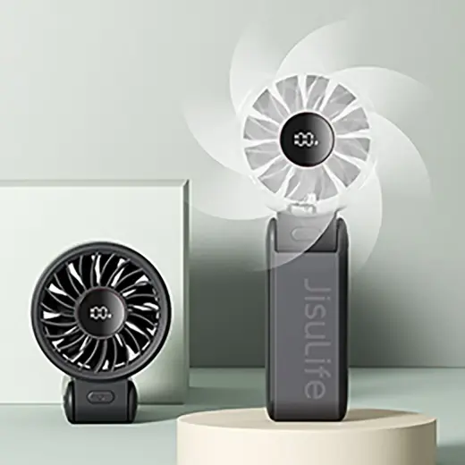 Jisulife Handheld Fan Life7 5000mAh Portable USB Fan - Black Foto 7