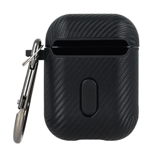 Carbon case for Airpods | Airpods 2 black Foto 3