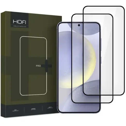 HOFI GLASS PRO+ tempered glass for phone Samsung Galaxy S25 black