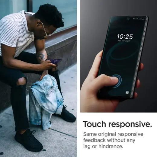 SPIGEN NEO FLEX 2 GAB. GALAXY S24 ULTRA CAURSPĪDĪGA HIDROGĒLA PLĒVE Foto 14