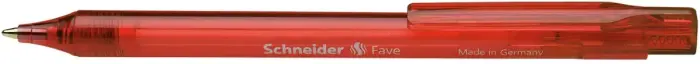 Lodīšu pildspalva SCHNEIDER FAVE 1.0mm, sarkana Foto 3