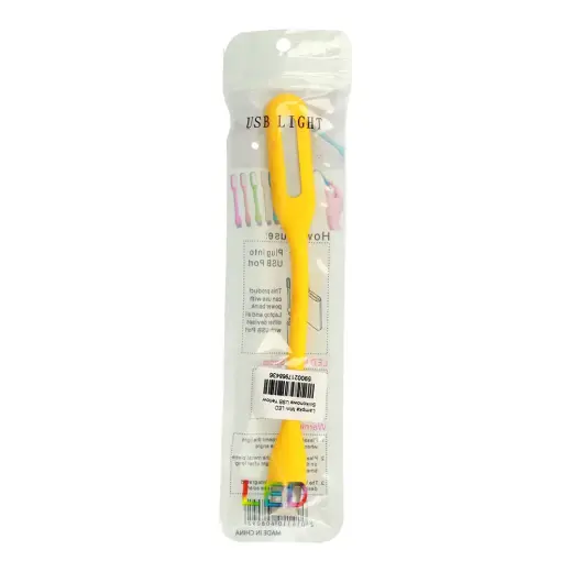 Mini LED Lamp Silicone USB Yellow Foto 4