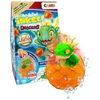 INKEE Dragons Bath Bomb ( Dráček ) - Koupelová bomba s překvapením 100.0g