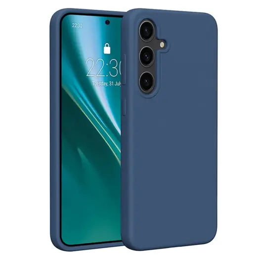 Etteri Silicone case for Samsung Galaxy S24 Plus dark blue Foto 1