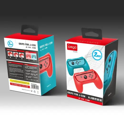 iPega SW087 Grip for JoyCon Controllers 2pcs Blue/Red (Damaged Package) Foto 6
