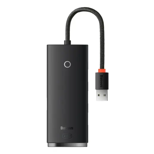 Baseus Lite Series Hub 4in1 USB to 4x USB 3.0, 25cm (Black) Фото num