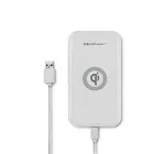 Qoltec Induction Wireless Charger | Qualcomm QuickCharge 3.0 | 10W | white Foto 4