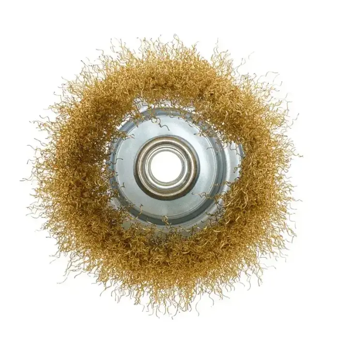 Polax kausa birste ar vītni leņķa slīpmašīnām M14 | 100 mm Foto 4