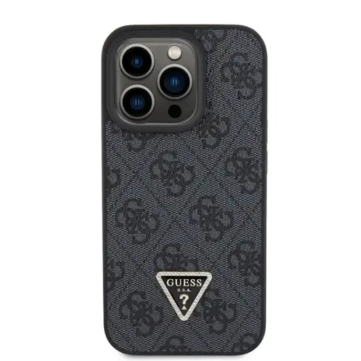Guess GUHCP15LP4TDSCPK iPhone 15 Pro 6.1" black hardcase Crossbody 4G Metal Logo Foto 3