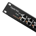 Qoltec Patch panel RACK | 12 ports | PoE | Black — Foto 2