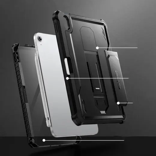 Tech-Protect Kevlar Pro case for iPad 10.9" 2022 - black Foto 3