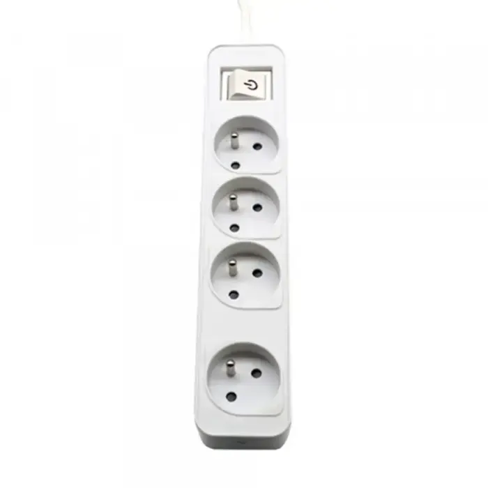 Power strip PHILIPS extension cord 4 sockets 3m 10A white