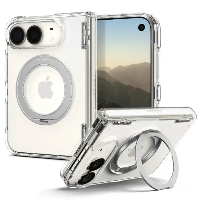 SPIGEN ULTRA HYBRID PRO "S" MAG MAGSAFE IPHONE DUO CRYSTAL CLEAR/WHITE