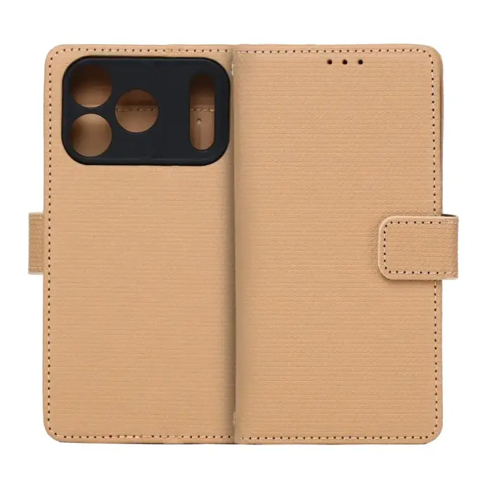 Smart Triangle grāmatveida maciņš telefonam iPhone 17 Pro | iPhone 18 Pro brūns