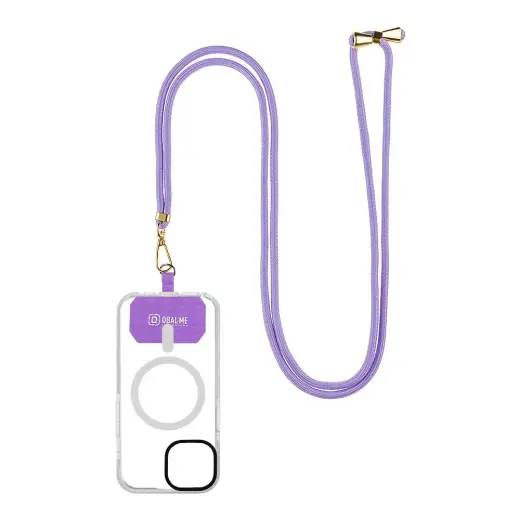 OBAL:ME NeckTag Allure Rope for Mobile Phone Purple