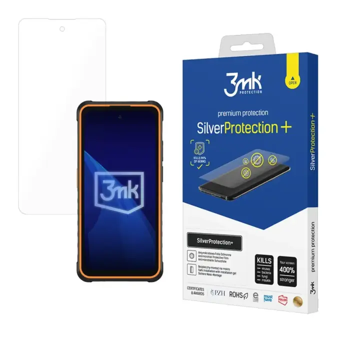 3mk SilverProtection+ aizsargplēve telefona ekrānam Hammer Iron 6