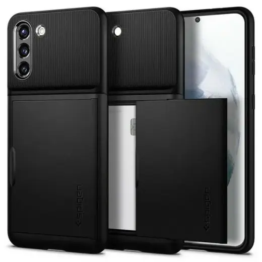 Spigen Slim Armor CS Samsung G996 S21+czarny|black ACS02393 Photo